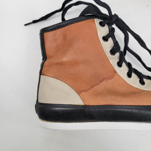 Camper Portol Boot Sneaker Hybrid EU 40 US 9 Tan Black Leather Neutral Shoes - Picture 9 of 16